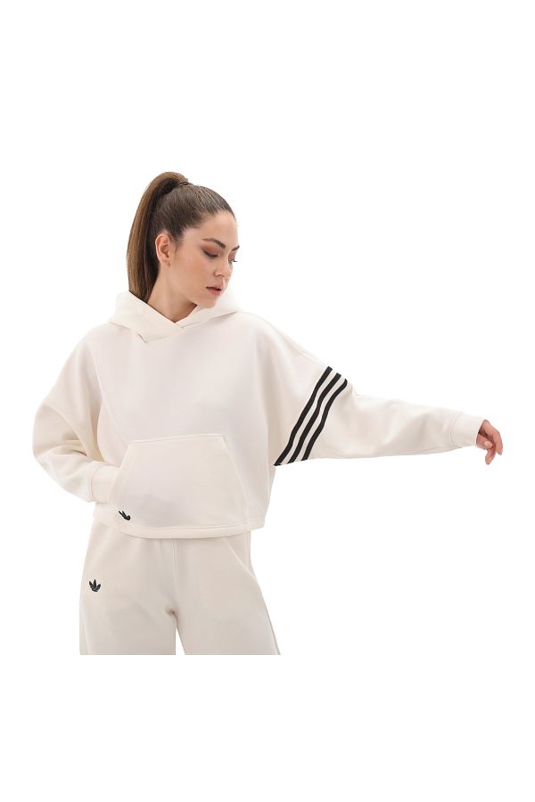 White womens adidas sweatshirt on sale