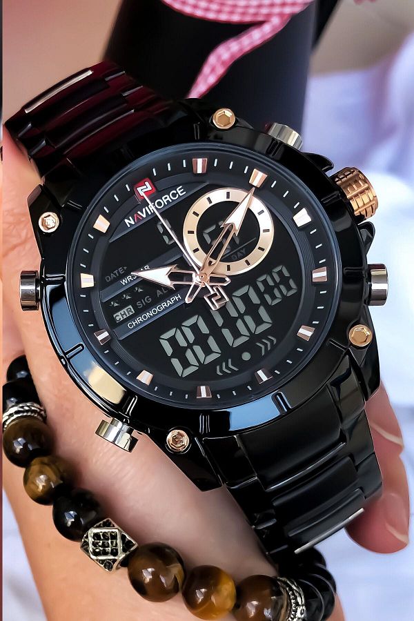 Naviforce Watch Black Black Trendyol
