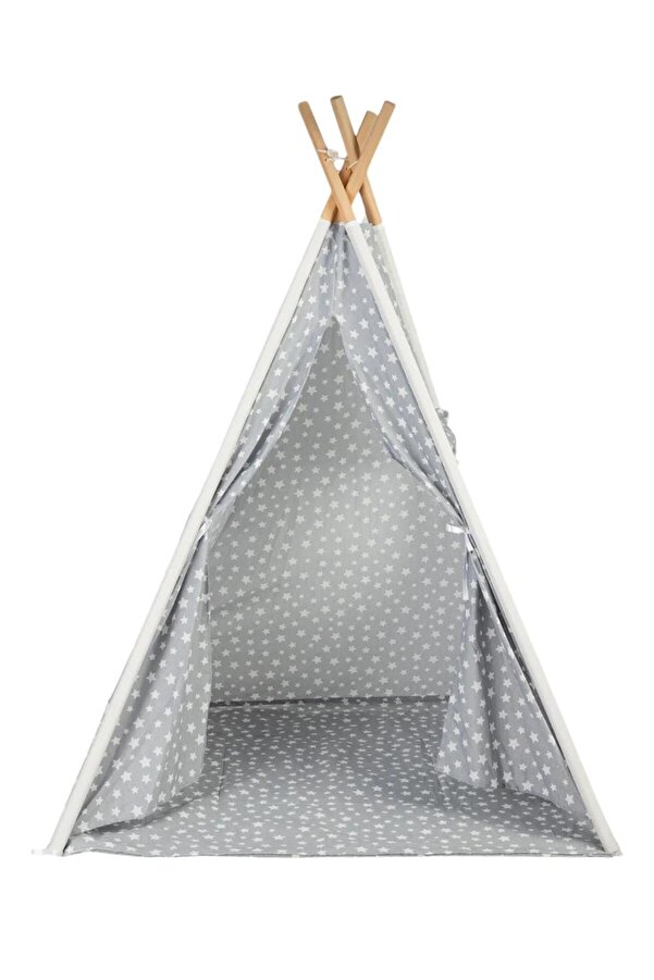 bibebe Kızılderili Çocuk Oyun Çadırı Evi Play Tent ( Alt Minder Genişliği 75 Cm)
