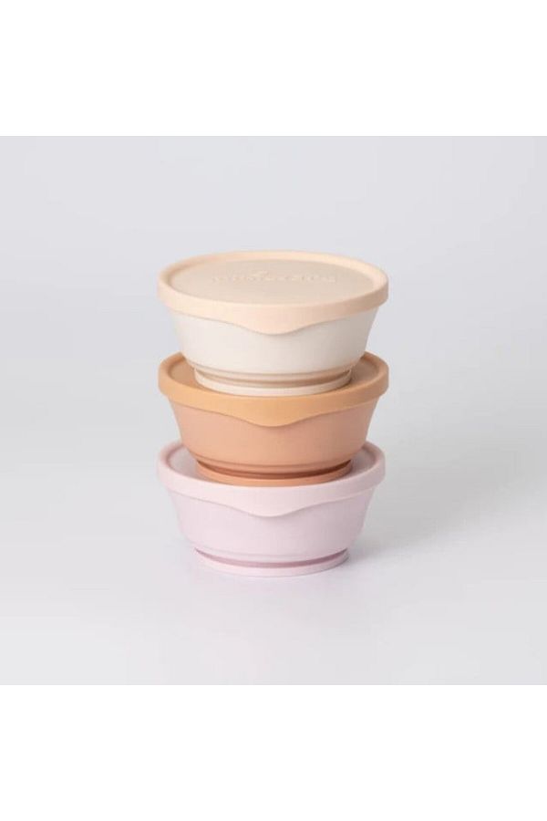 Miniware-Set 3 boluri cu capac Miniware, 100% din materiale naturale biodegradabile 1