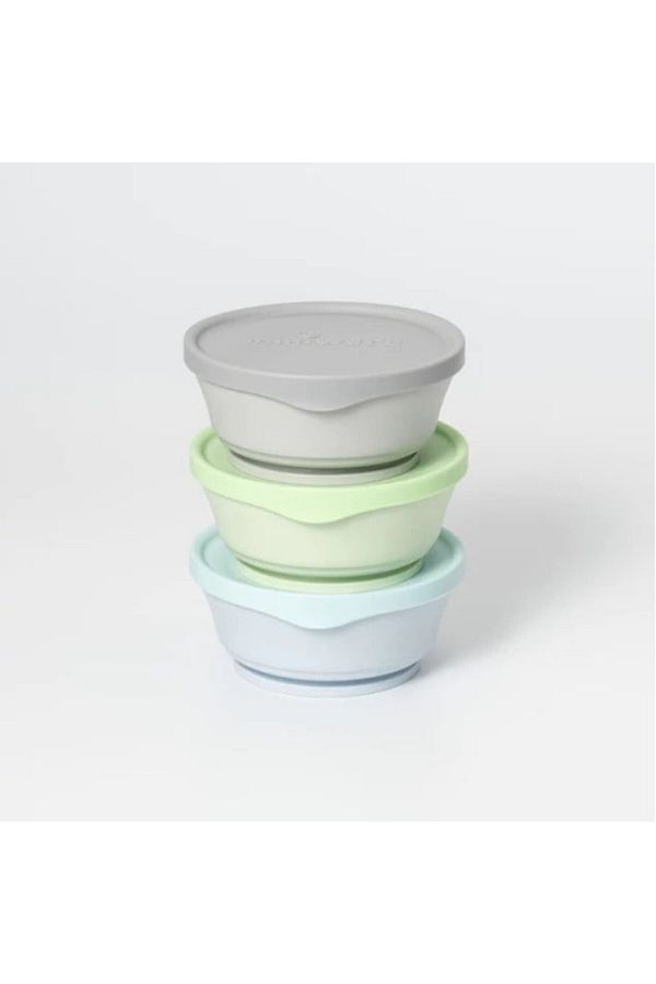 Miniware-Set 3 boluri cu capac Miniware, 100% din materiale naturale biodegradabile 1
