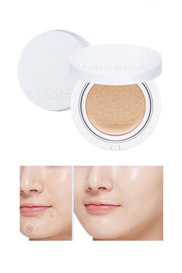Missha-Magic Cushion Moist up Spf 50+/Pa++++ - Moist and Smooth Look, Foundation (No.21) 1