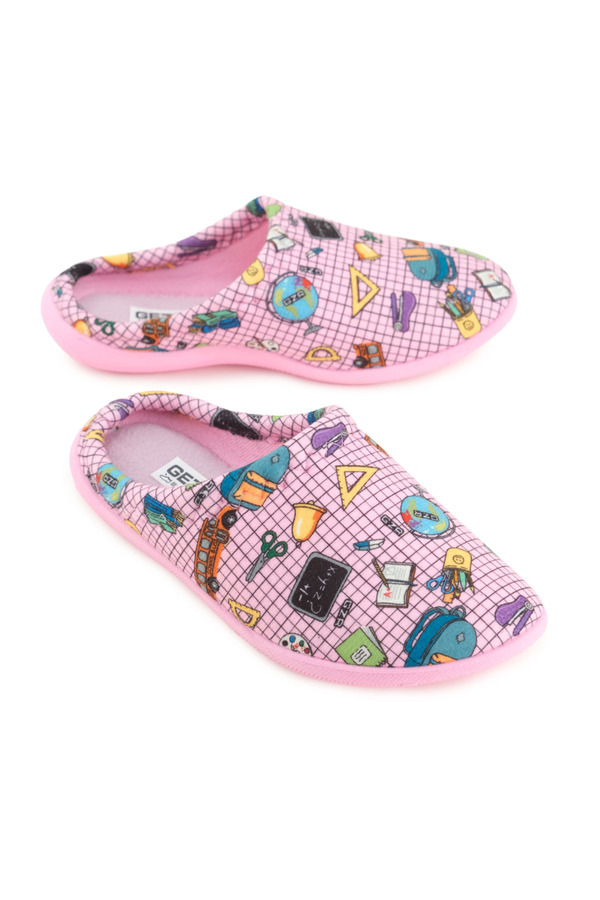 GEZER-Girl's Winter Comfortable Sole Home Garden Gondola Slippers 1