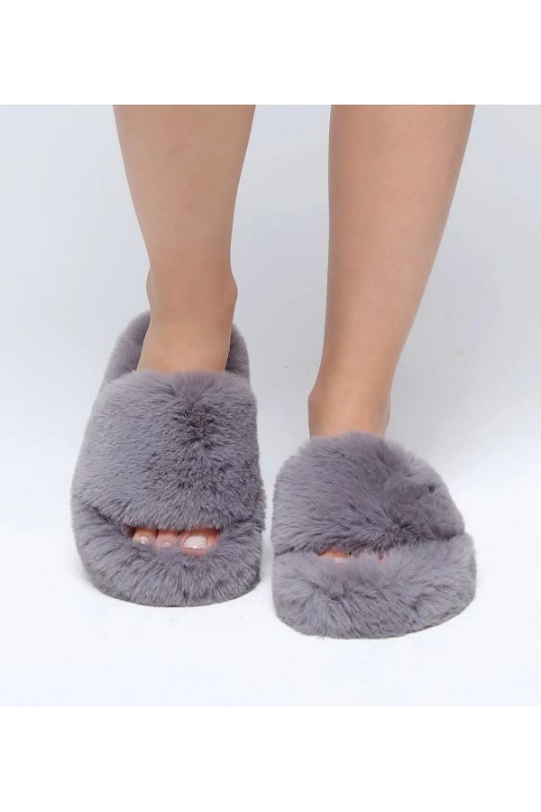 WOSSE-Women's Ultra Soft Feather House Slippers Light Sole Silent Sole House Slippers 1