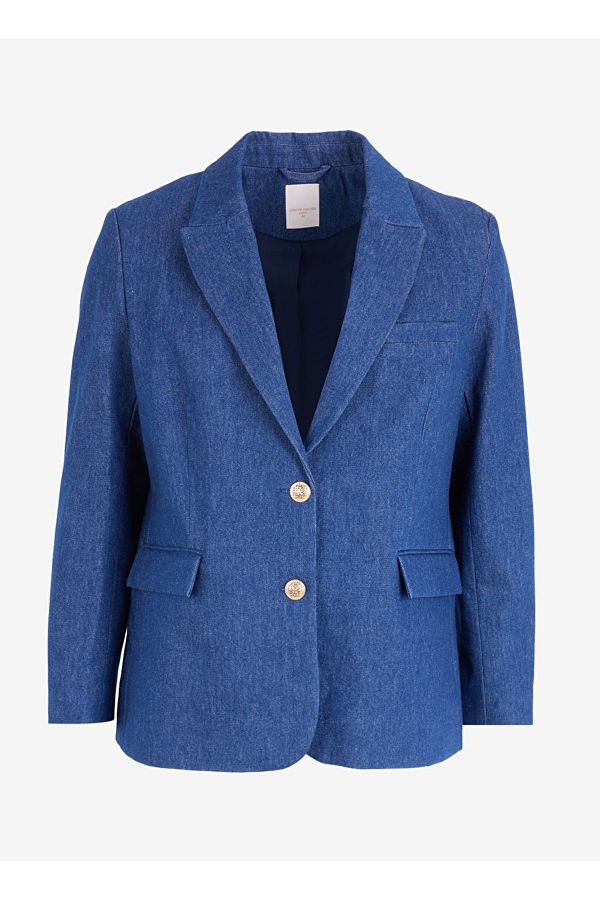 Pierre Cardin Indigo Women s Swallow Regular Fit Straight Denim Jacket Otis C Size 42 Trendyol