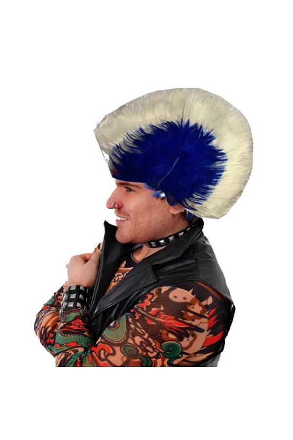 Oneol Yayınevi-Mohawk Punk Wig - 70S and 80S Model 9 (4767) - 1Ol8867-8319 1