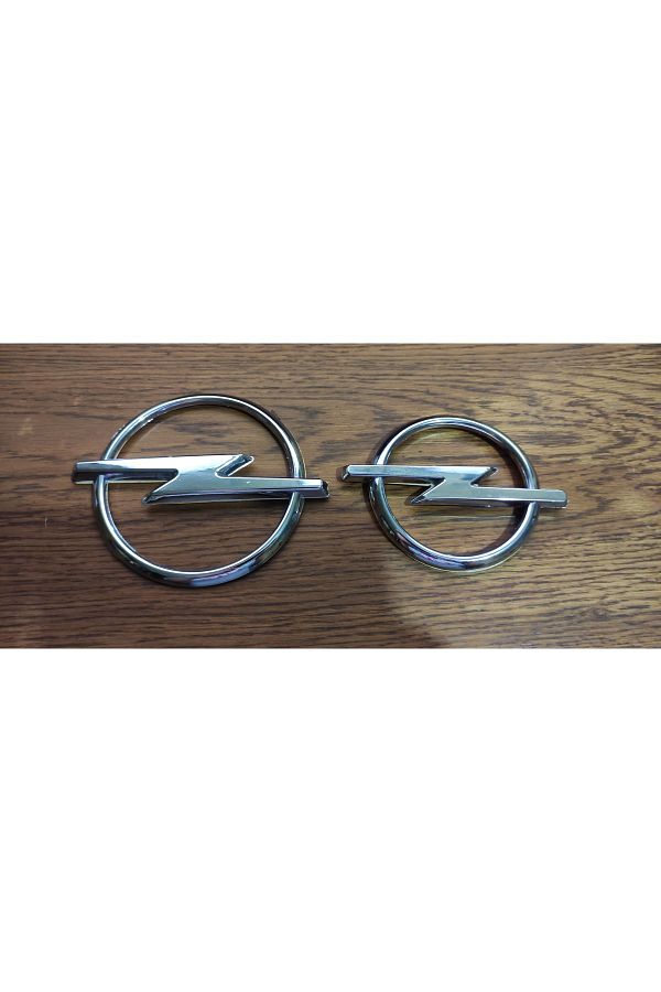 restinal-1994 Model Opel Corsa B - Front and Rear Logo with Shutter and Trunk Emblem 1