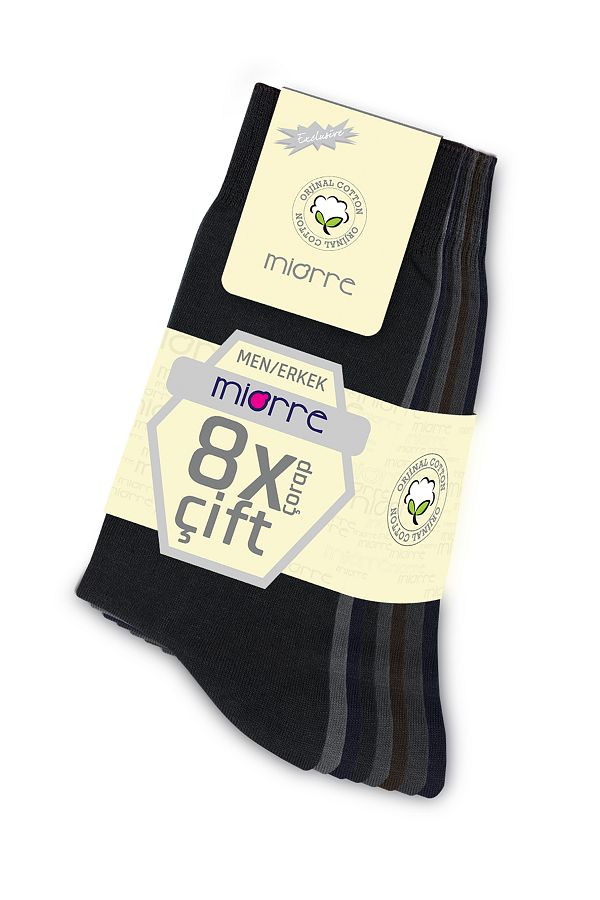 Miorre-Men's Socks - Set of 8 1