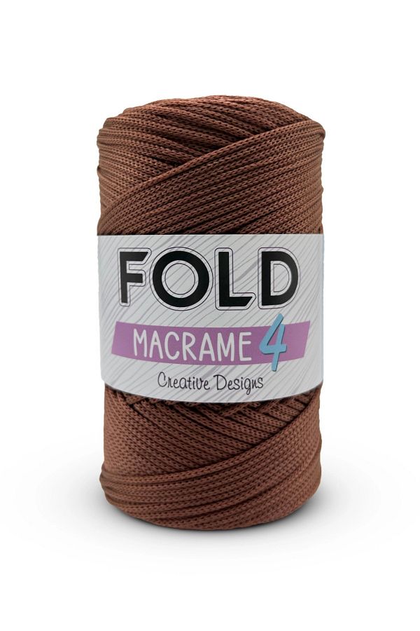 FOLD-غزل مكرامية رقم: 4 - 205 بوليستر، خيط 2 مم، 200 جرام 230 متر 1