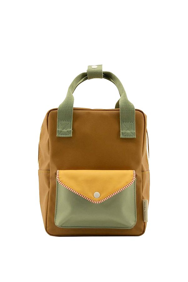 Sticky Lemon-Green Envelope Collection - Small Backpack 1
