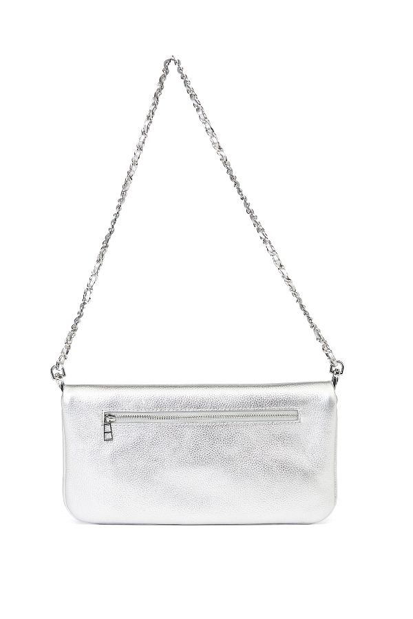 Zadig Voltaire Rock Silver Women's Leather Crossbody Bag