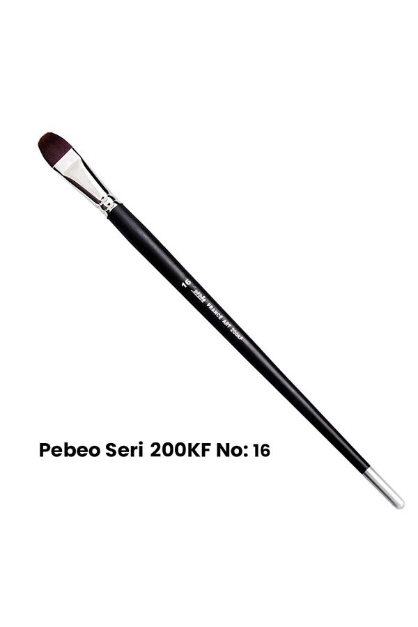 Pebeo-200kf Series Long Handle Cat Tongue Brush No: 16 1