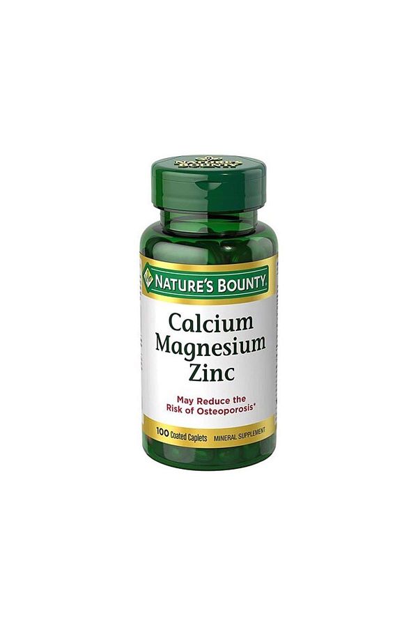 Nature's Bounty-100 Tablets Calcium Magnesium Zinc 1