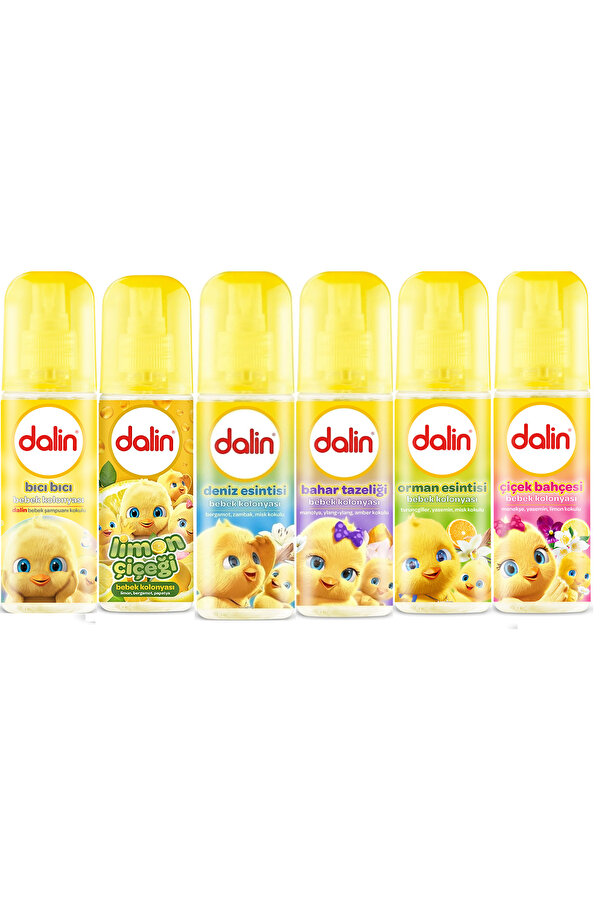 Dalin Bebek Kolonya Seti 150ml 6'lı Avantaj Paketi