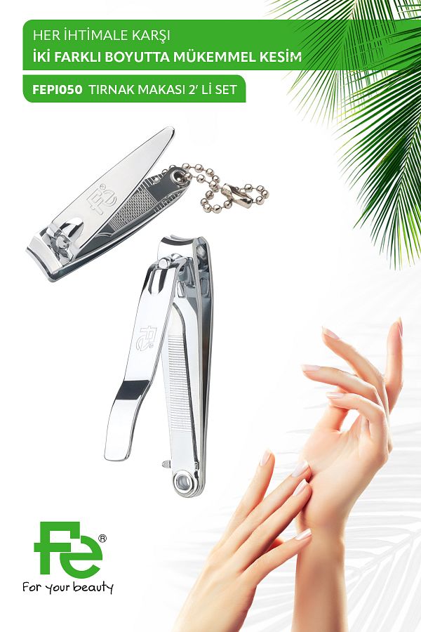 Fe-Nail Clipper Set of 2 1