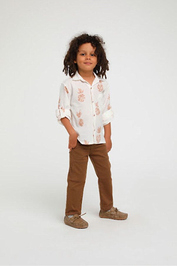 ESCABEL GİRL ESCABEL 24117 KAHVE 86 /110 GÖMLEK