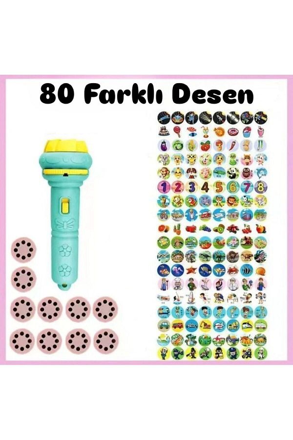 Shem-Educational Toy Projector with 80 Different Patterns 1