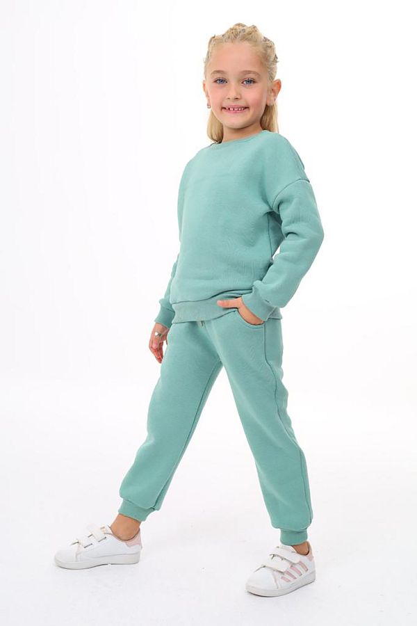 My Kids Wear-Three Thread Pocket Crew Neck Top and Bottom Set 1