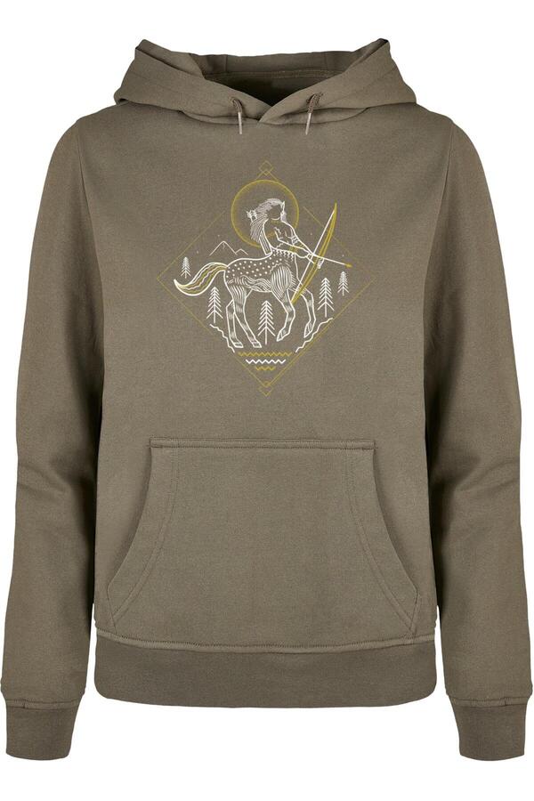 ABSOLUTE CULT-Ladies Harry Potter - Centaur Line Art Basic Hoody 1