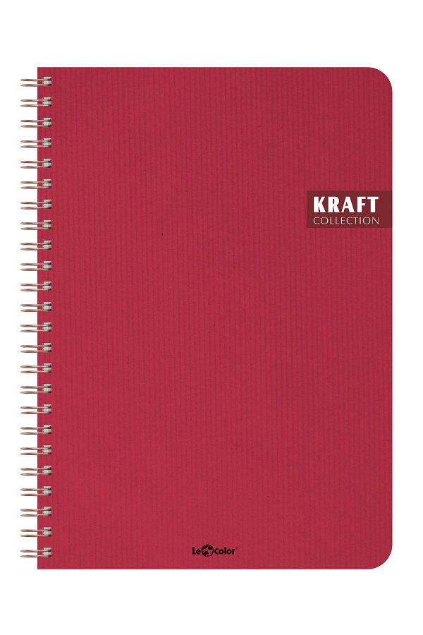 Le Color-KRAFT SP 17x24 DRAW RED NOTEBOOK 200 SY 1