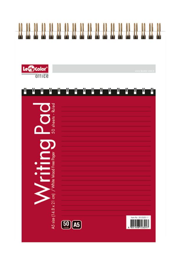 Le Color-Writing Pad Office Memo Pad A5 Striped White 1