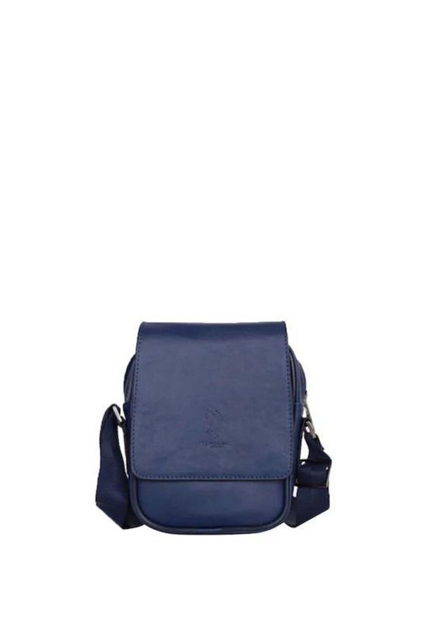 U.S. Polo Assn.-Μπλε Navy Rölax Unisex Messenger Τσάντα Plevr8430 1
