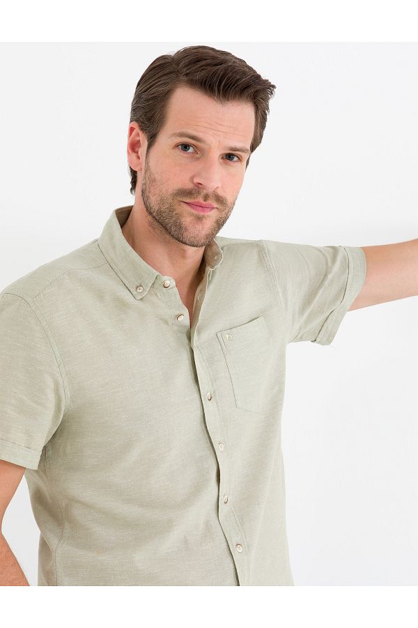 Pierre cardin short sleeve dress shirts clearance