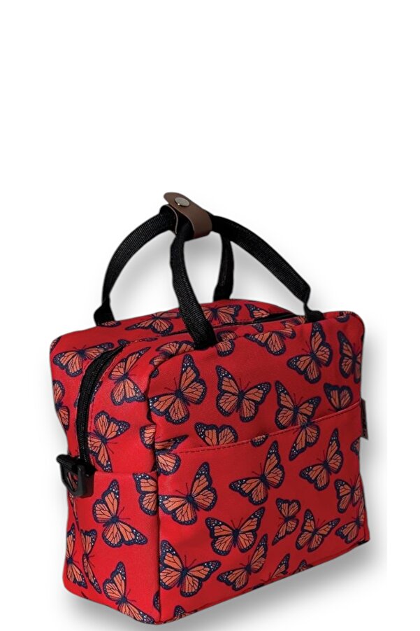 Happy Bear Isı Yalıtımlı Su Geçirmez Termal Çanta Yemek Taşıma Beslenme Çantası Askılı