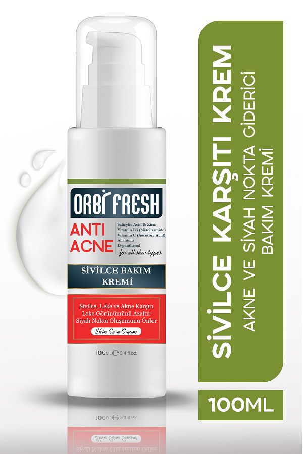 ORBIFRESH-Acne and Blackhead Blemish Compartment - Anti-Pimple and Preventive, Removing Face Cream 100 ml 1