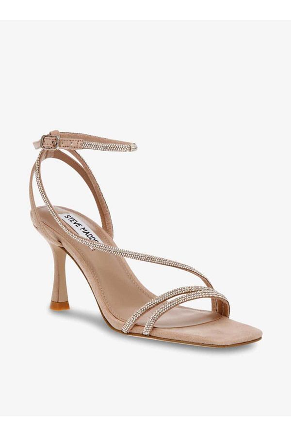 Steve Madden Women s Embellished Ankle Strap Sandals with Stiletto Heels Trendyol