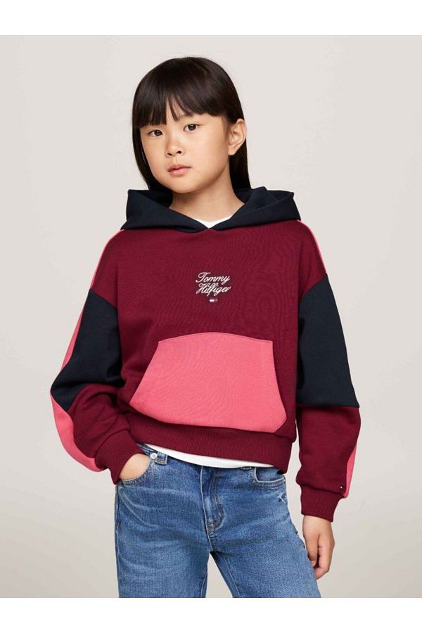 Tommy hilfiger burgundy sweatshirt outlet