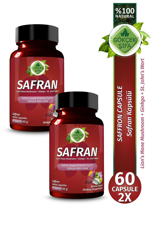 Gökçek Şifa-Safran Capsule (Saffron Capsule) - X 2 1