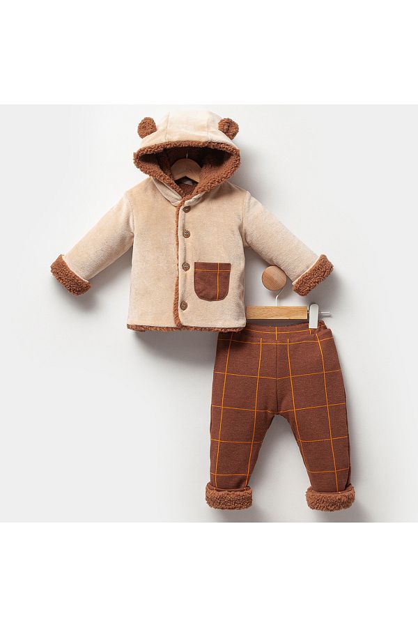 Cassiope-Plush Velvet Baby Double Set 1