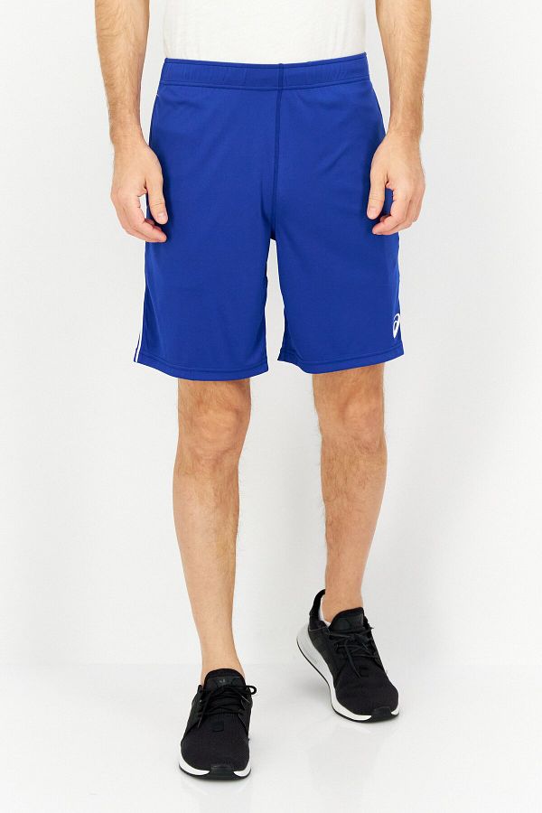 Asics-Men Sportswear Fit Training Shorts, Blue 1
