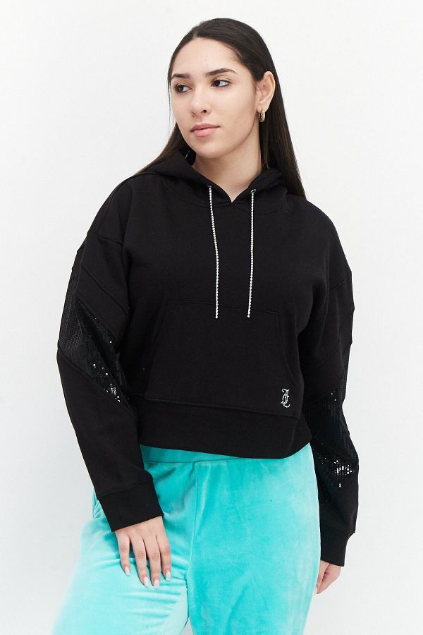Cropped sweat jacket sales