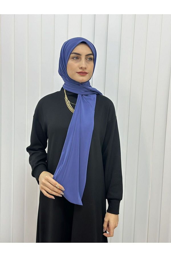 R&S modibone-Indigo Ready Shawl - Imported Fabric, Snap Fastener, Use in Two Sticks 1