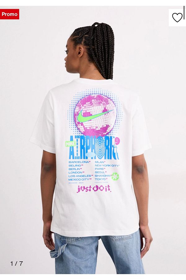 Nike-Nsw Tee Oc2 Bf Festival - Oversize White Women's T-Shirt 1
