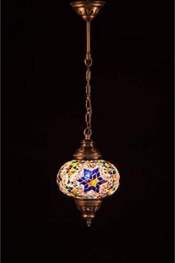 BotigaHome-Large Authentic Ceiling Pendant Lamp Chandelier Mosaic Lamp Night Light 1