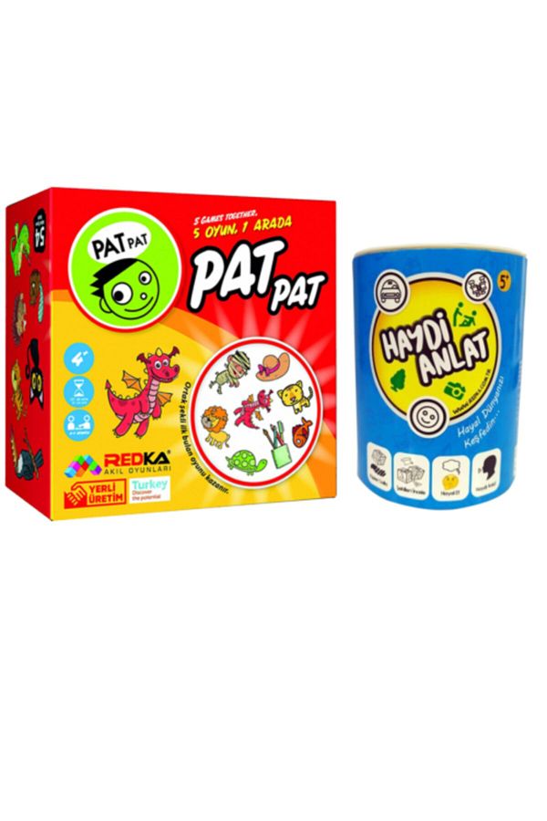 Redka Akıl Oyunları-Pat Pat Game - Self-Expression Skill Development with Visual Intelligence and Imagination Detail 1