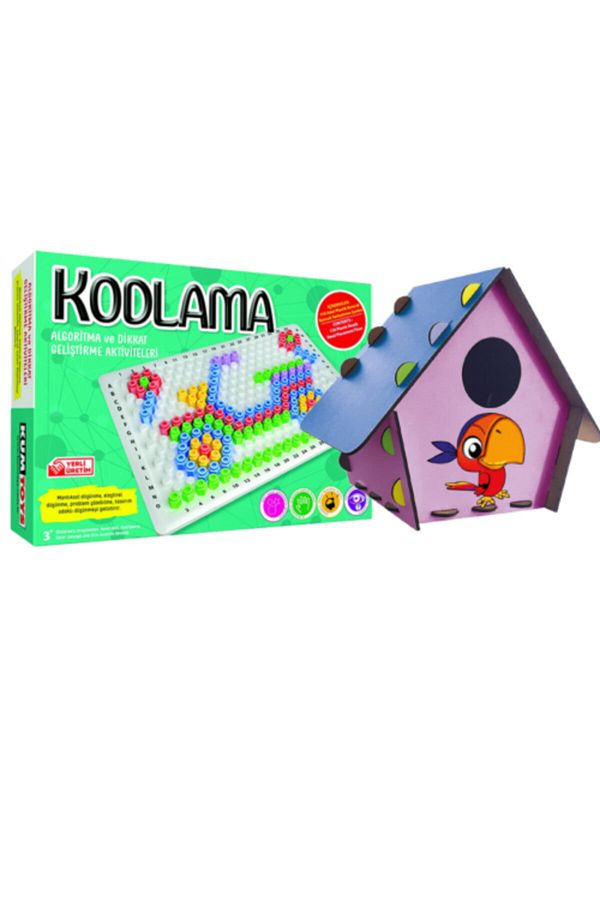 Redka Akıl Oyunları-Coding Game and Paintable Wooden Bird House 1