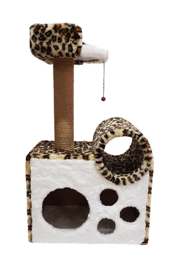 Cathause-Cat House Cat Scratching Platform S11 Leopard 90cm 1