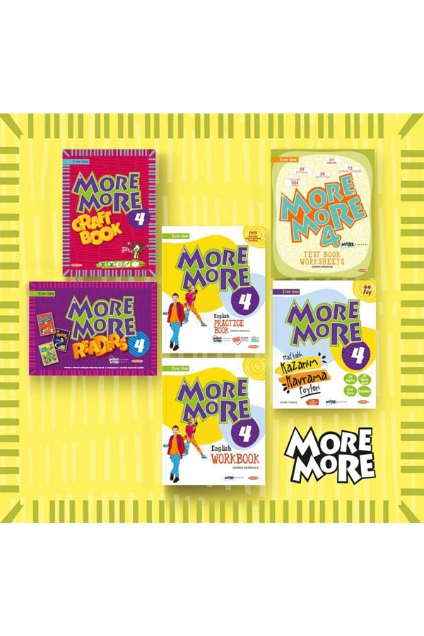 Kurmay Yayınları-More And More 4th Class Set of 6 2022 1