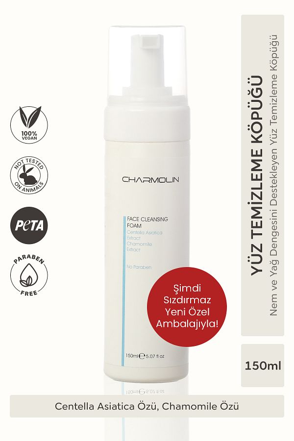 CHARMOLİN-150ml Mixed Moisturizer - Pore and Face Washing Face Cleansing Foam 1