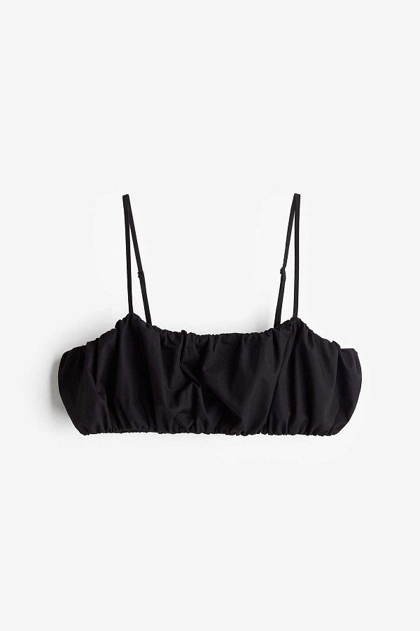 H M Poplin bralette top Trendyol