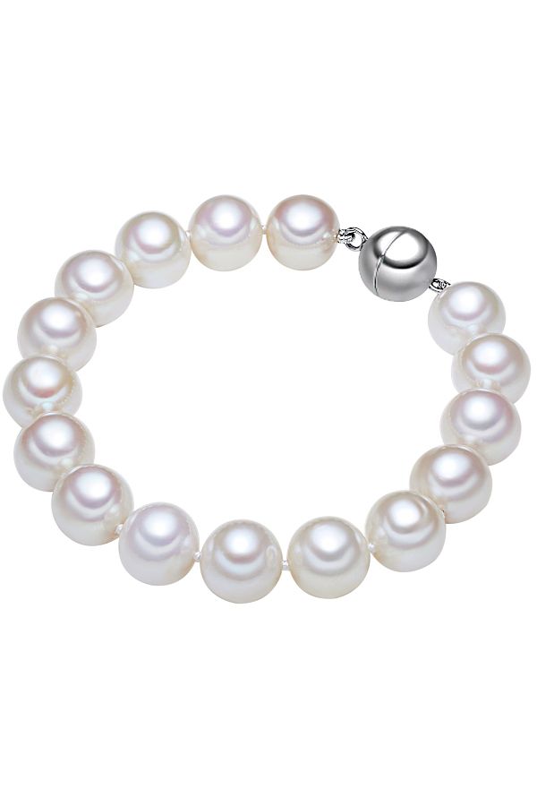 Lulu & Jane-Perlenarmband Armband Sterling Silber Süßwasser-zuchtperle Weiß 1