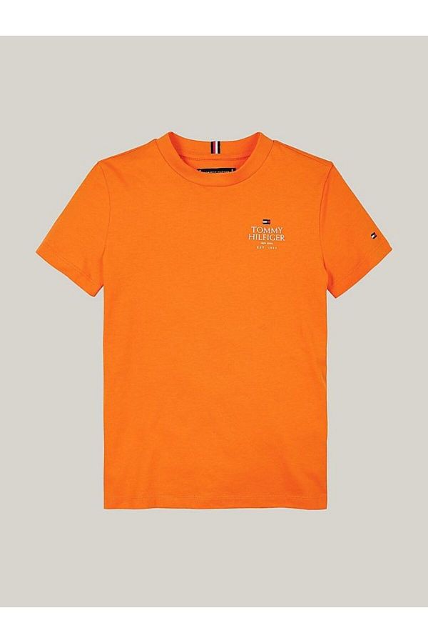 Tommy Hilfiger T Shirt Orange Regular fit Trendyol