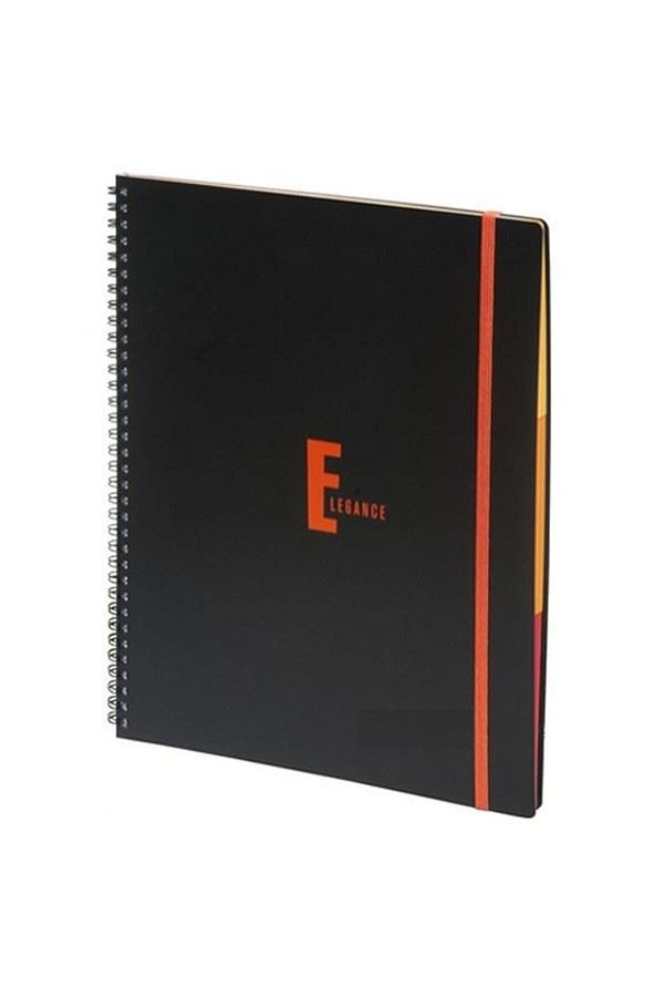 Le Color-دفتر ملاحظات Elegance مقاس A4 مخطط 160 صفحة حلزوني 1