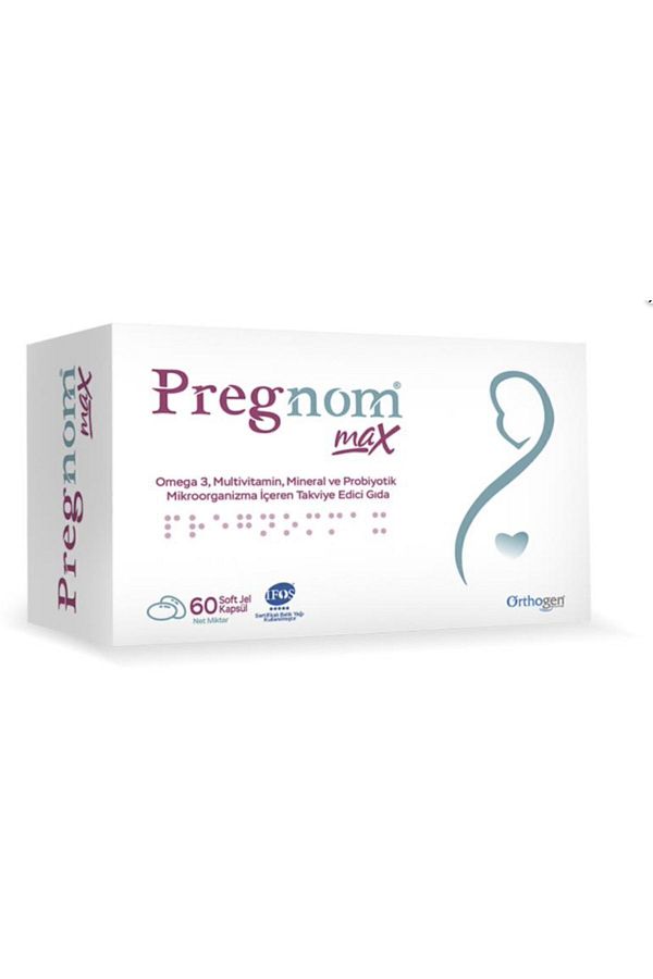 Orthogen-Pregnom Max 60 - Soft Gel Capsule 1
