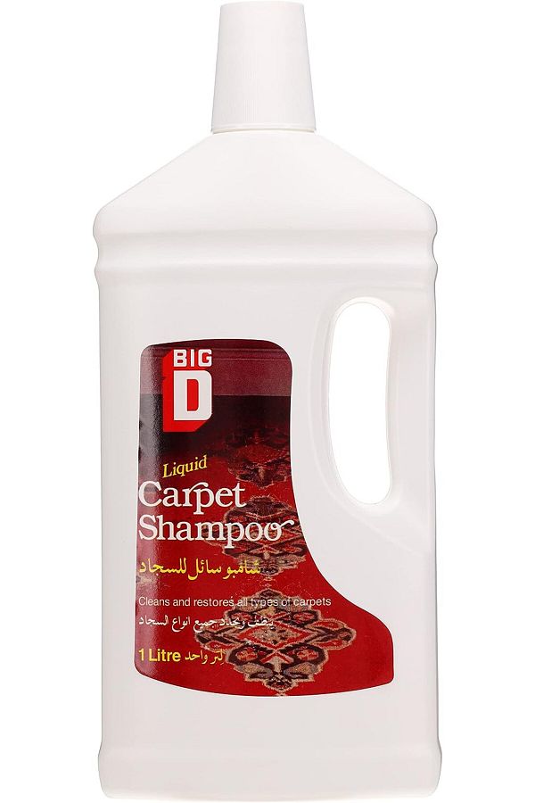 BigD-Big D Carpet Shampoo – 1L, Deep Cleansing, Effective Stain Removal, Safe for All Carpets 1