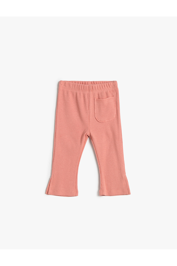 Koton İspanyol Paça Basic Tayt Kaşkorse Beli Lastikli Pamuklu